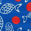 Flat <br/> Pouch <br/> Blue Fish