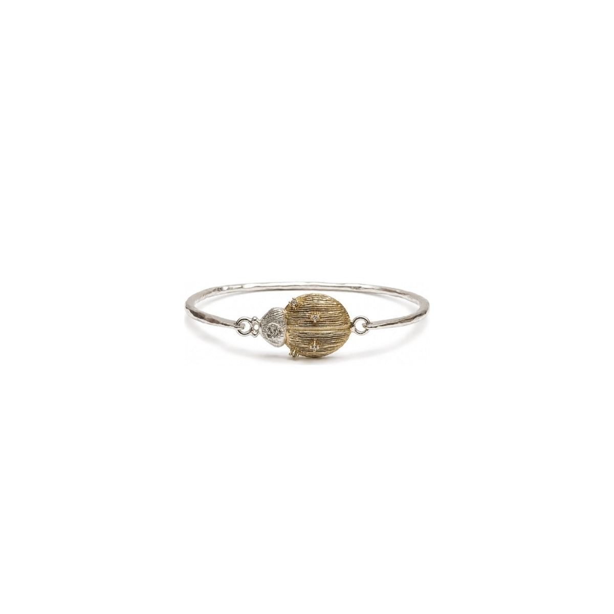 Scarabeo Silver Bracelet (Large Model)