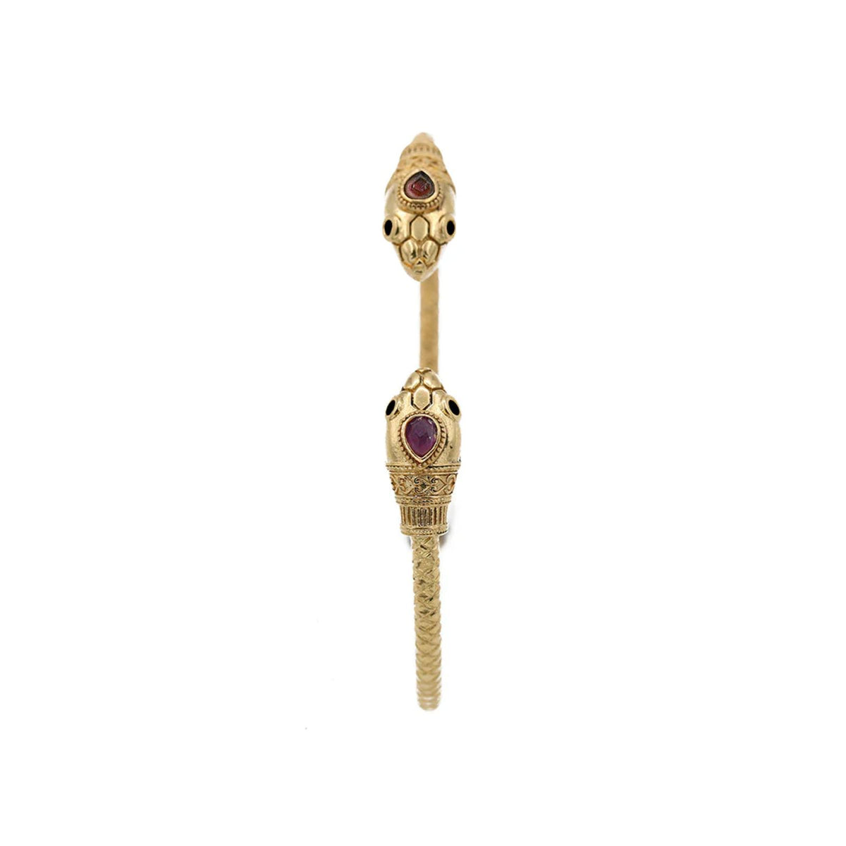 Double-Headed Sissi Bangle <br/> Amethyst