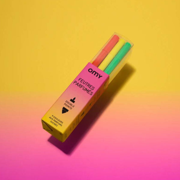9 <br/> Scented <br/> MARKERS