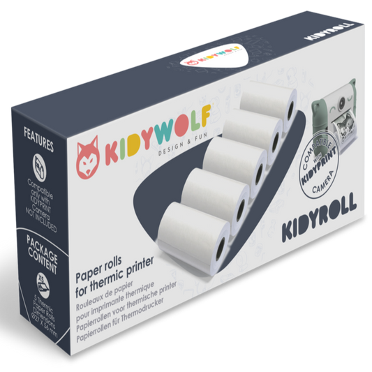 KIDYROLL <br/> Thermal photo paper <br/> Self-adhesive