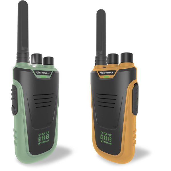 KIDYTALK <br/> Walkie Talkie <br/> Green/Orange