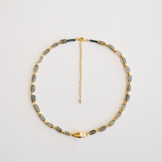 Kama Necklace <br/> Labradorite