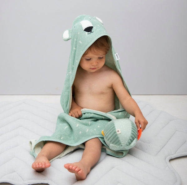 Hooded Towel <br/> (70cm x 130cm) <br/> Mr. Polar Bear