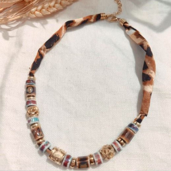 Necklace <br/> Ceramic <br/> Choco Golden