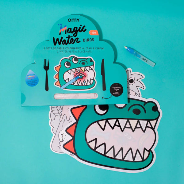 Magic <br/> Water Placemats <br/> Dinos