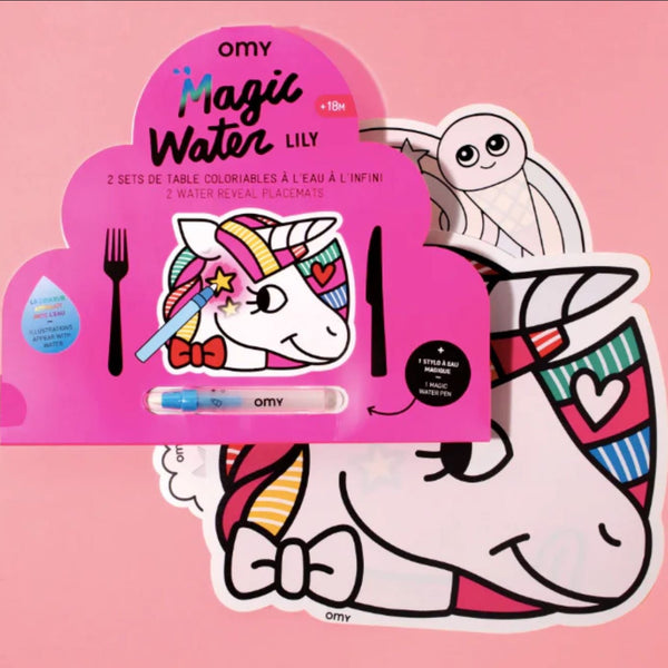 Magic <br/> Water Placemats <br/> Lily Unicorn