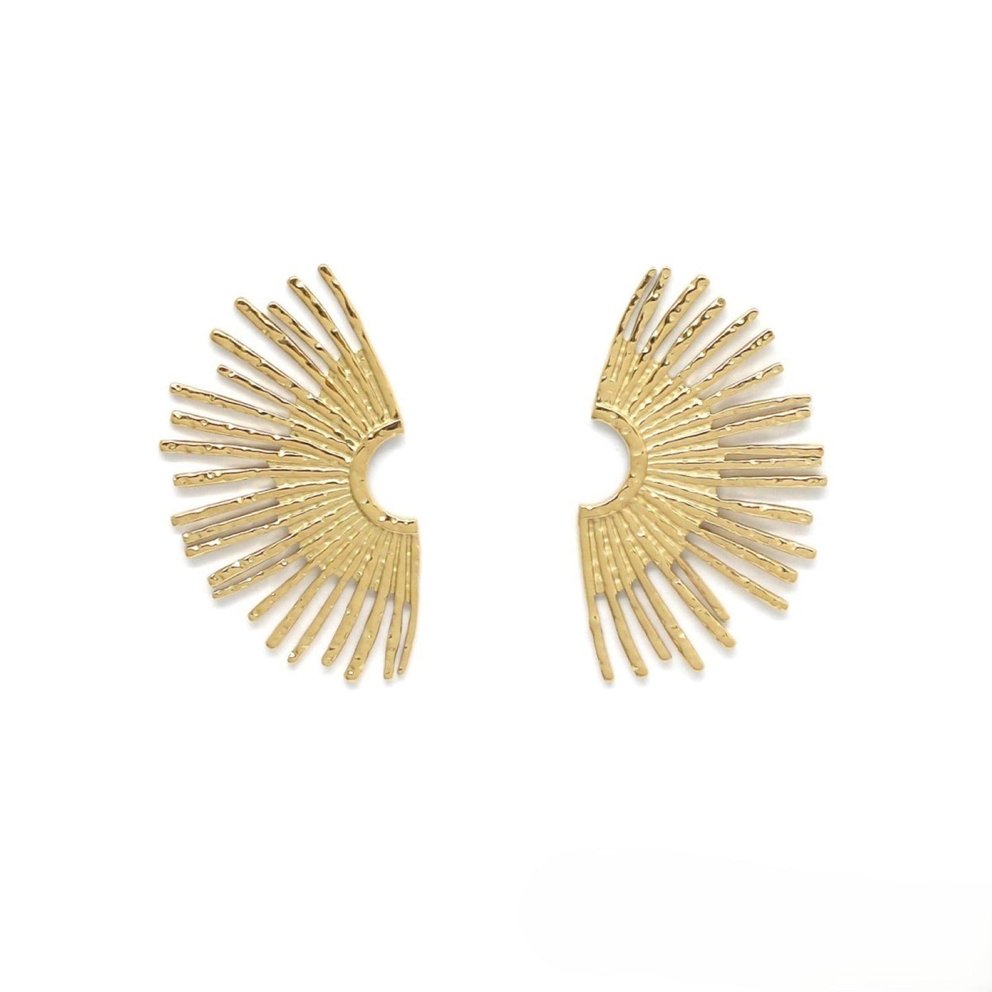 Gold Sun <br/> Earrings