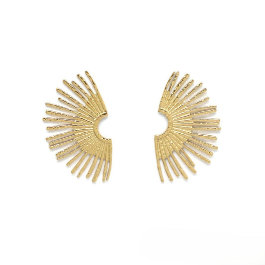 Gold Sun <br/> Earrings