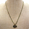 Braided & Oval <br/>Teardrop Beaded <br/> Wire Necklace Rock A