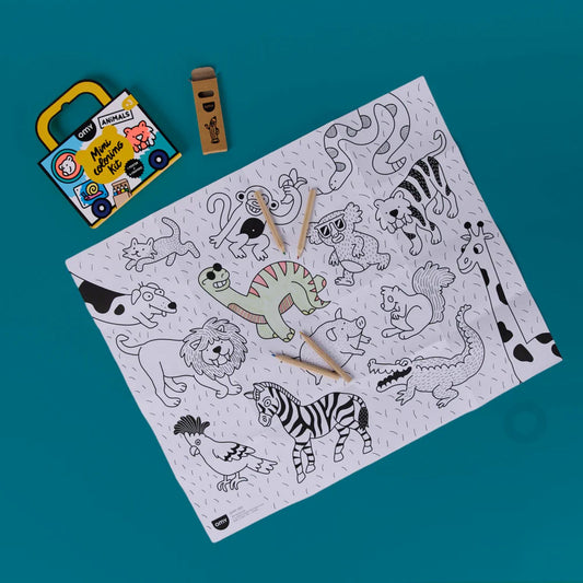 Mini Coloring Kit <br/> Animals