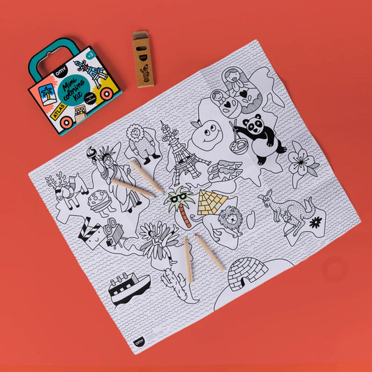 Mini Coloring Kit <br/> Atlas