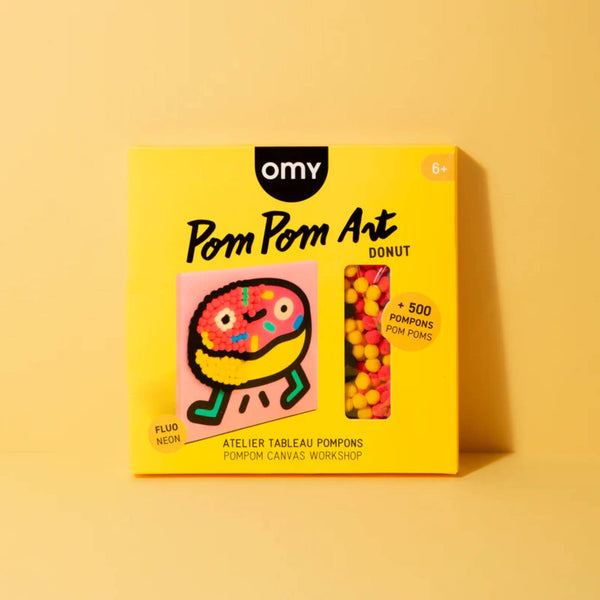 Pom Pom <br/> Art <br/> Donut