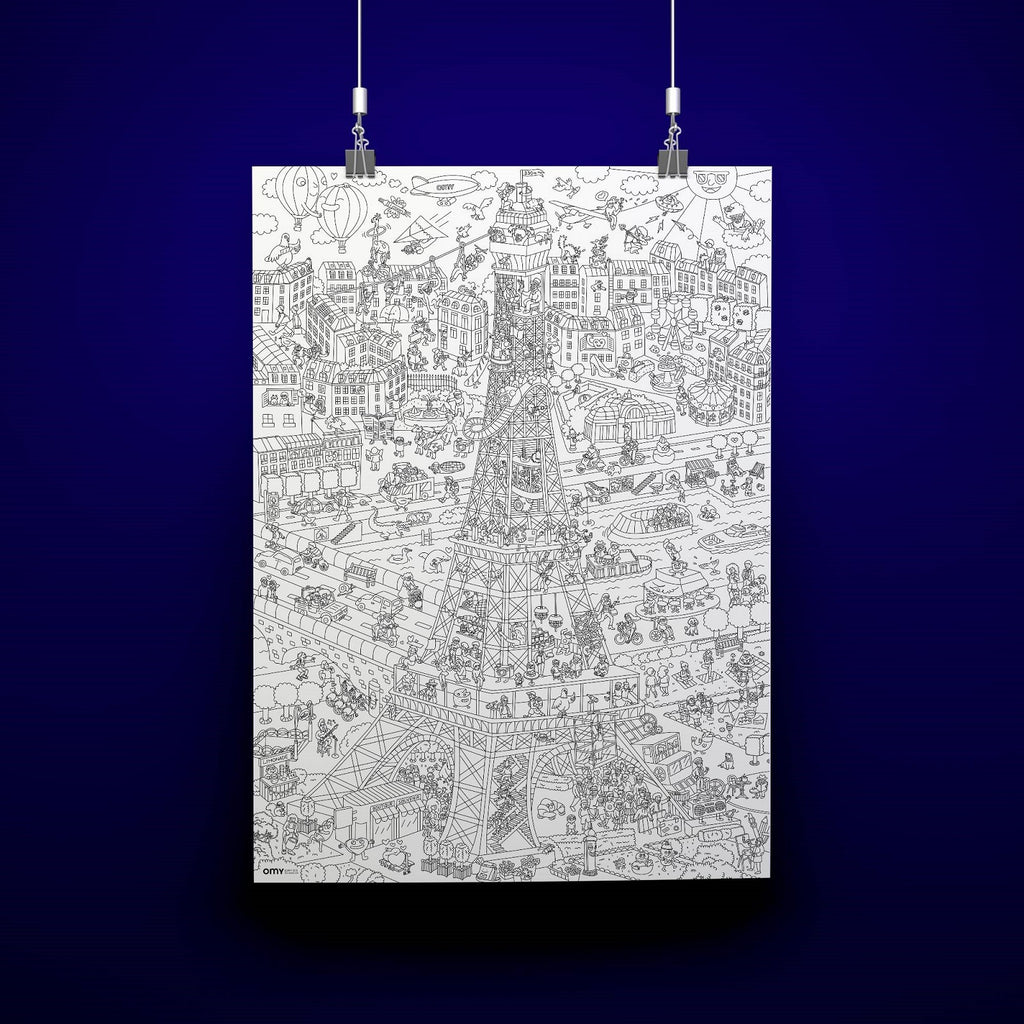 Large <br/> Poster <br/> Eiffel Tower