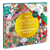 Large <br/> Poster <br/> Santas Workshop With Stickers