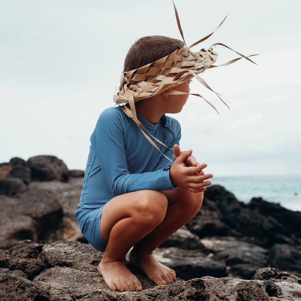 Pair with Reef ribbed swim shorts