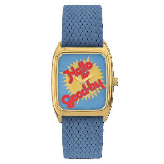 Signature Hello & Goodby <br/> Perlon Bleu de Paname
