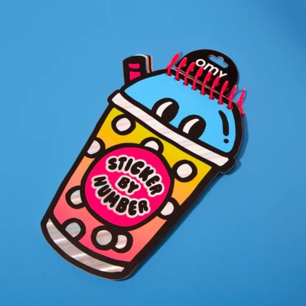 Sticker By Number <br/> Notebook <br/> Bubble Tea