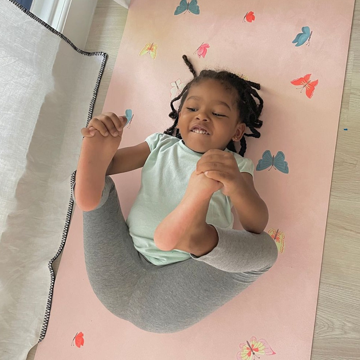 Kids Yoga Mat <br/> Butterflies