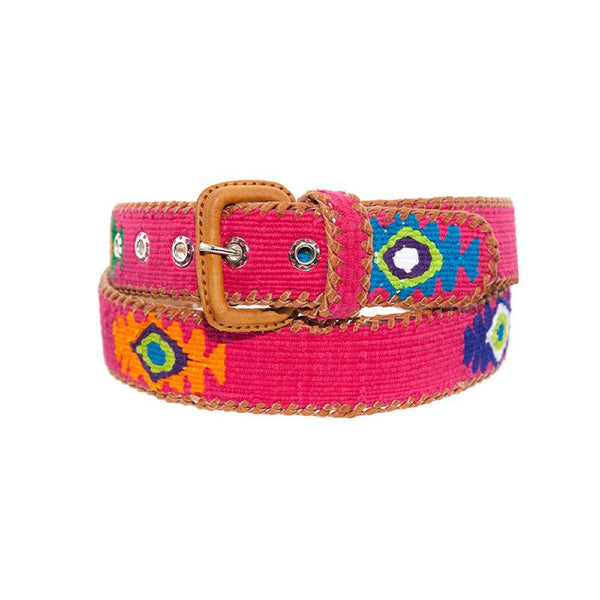 Fuchsia <br/> Ethnic Belt