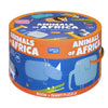 Book and Giant Puzzle Round Box Animals of Africa