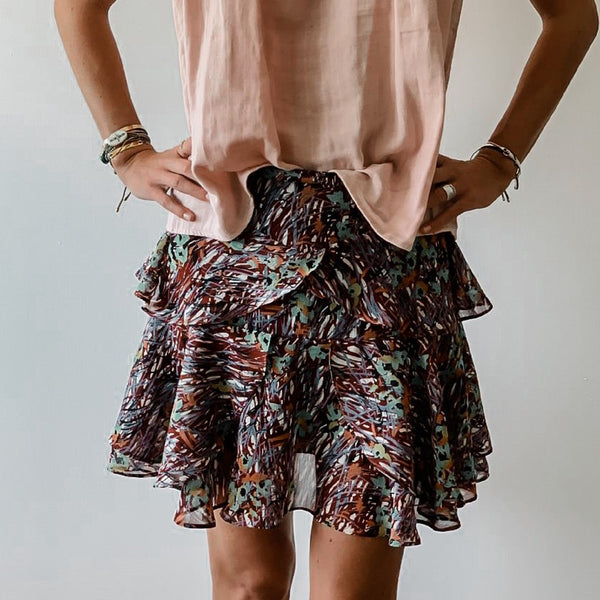 Amelie <br/> Skirt Triple Fly <br/> Stripes