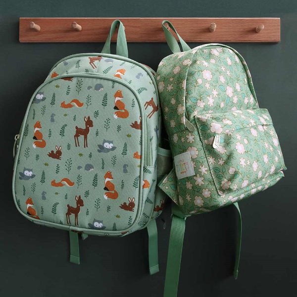 Blossom Sage designed little backpack