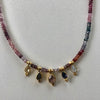 5 different bindi stones: Lemon quartz, Amethyst, Rose calcy, Iolite, Rainbow monotone