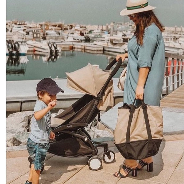 YOYO bag ベージュ（トープ） Caramel and Sun | YOYO Bag Taupe | Babyzen