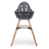 Natural Anthracite 2-in-1 Chair with Bumper from Childhome