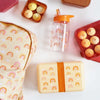Match with rainbow lunchbox and more