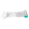 Art set in pocket size with city design for kids