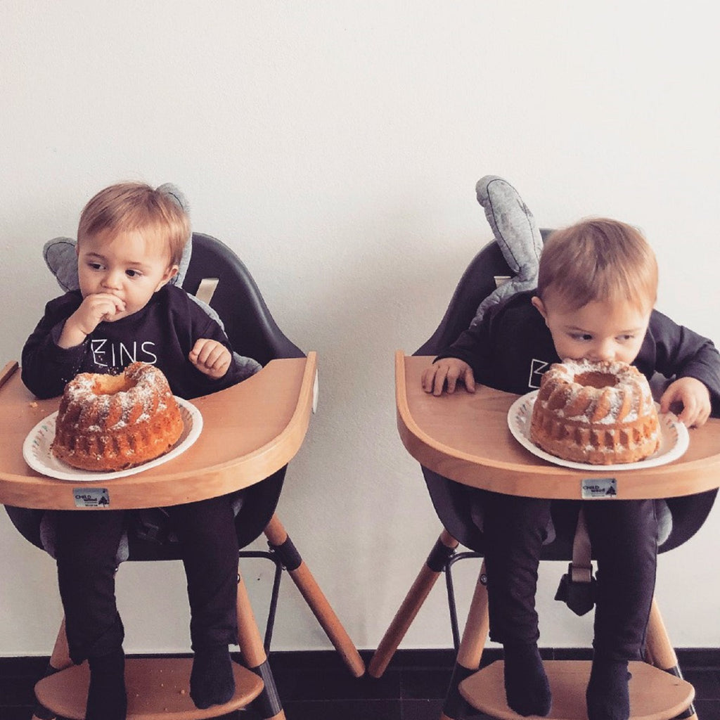 EVOLU 2 Chair <br/> 2-in-1 + Bumper <br/> Natural Anthracite