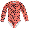 Red Electric Swimsuit for girls.