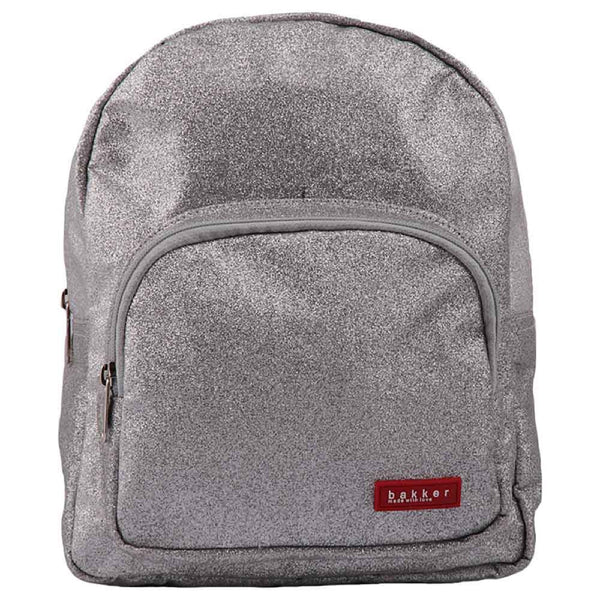 Backpack Mini Glitter Silver