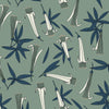 FLORA non-woven wallpaper Lichen color