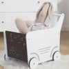 Wooden <br/> Stroller <br/> White