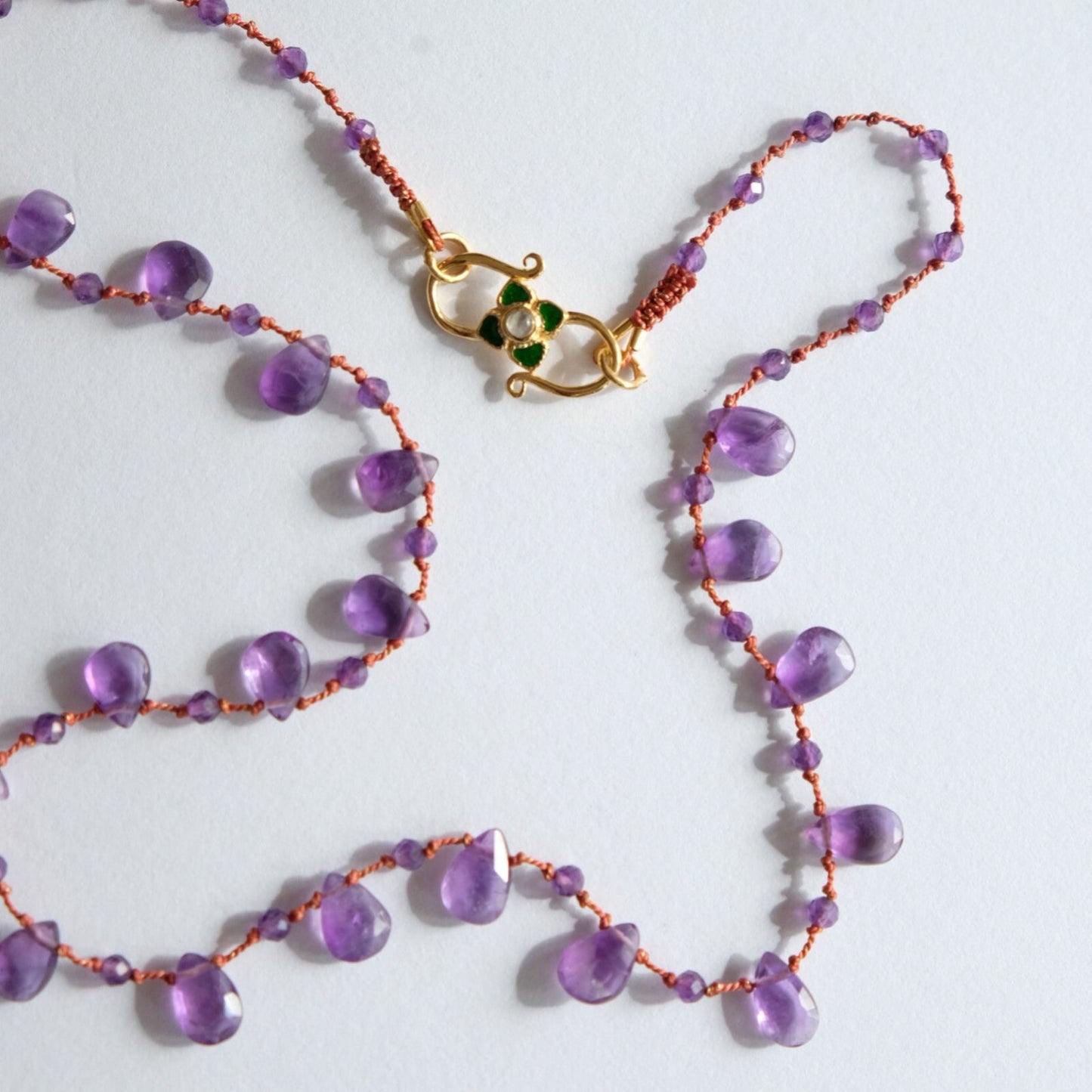 Ajmer Necklace <br/> Amethyst