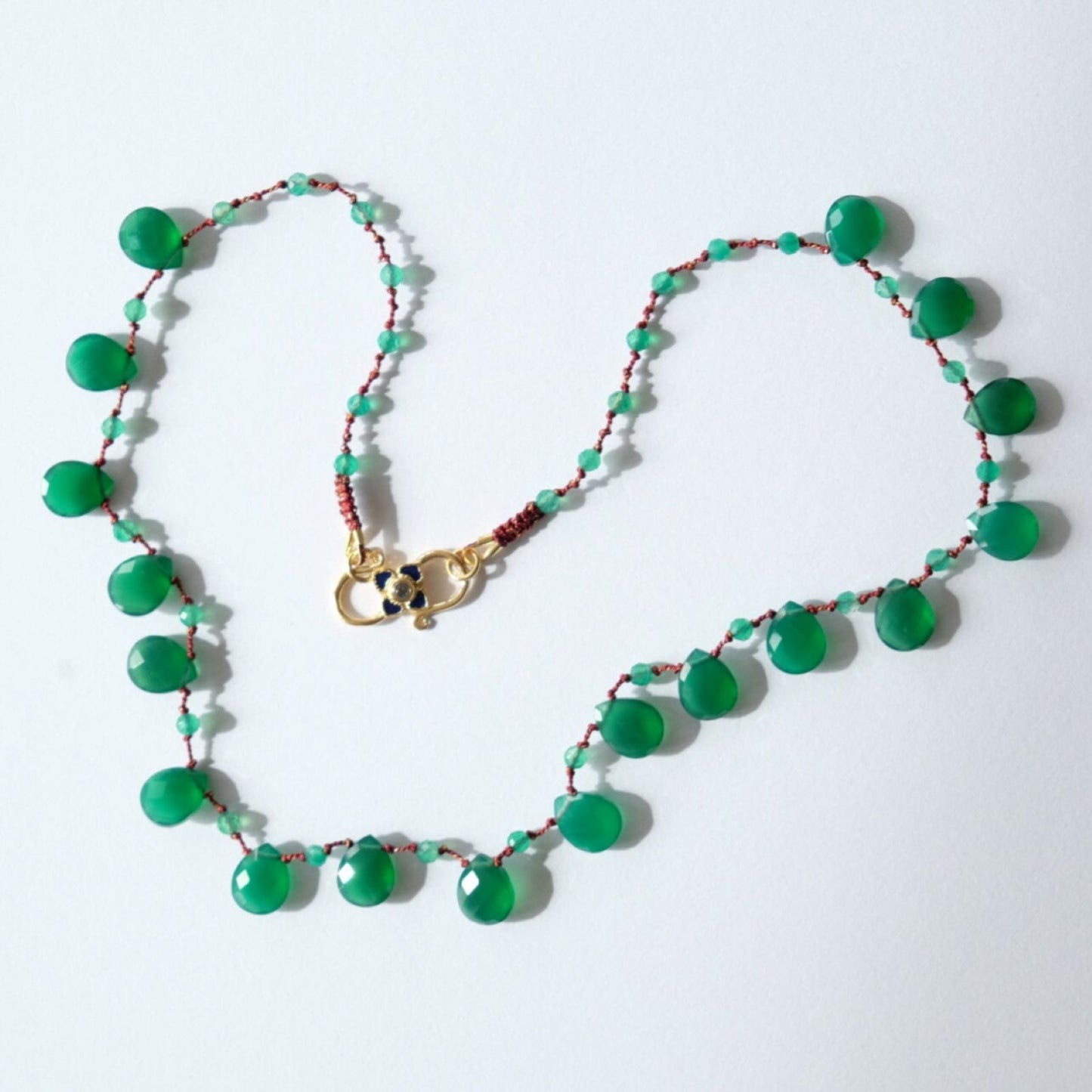 Ajmer Necklace <br/> Green Onix