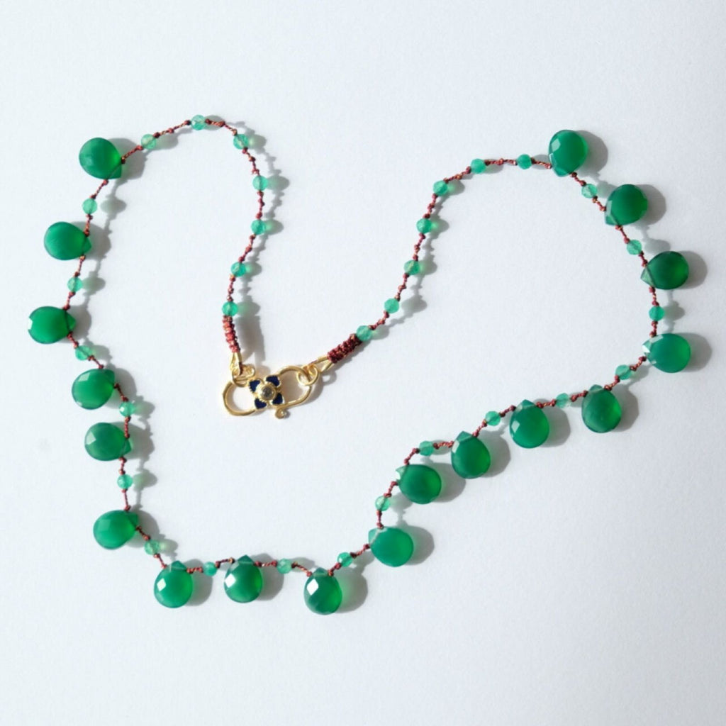 Ajmer <br/> Necklace <br/> Green Onix