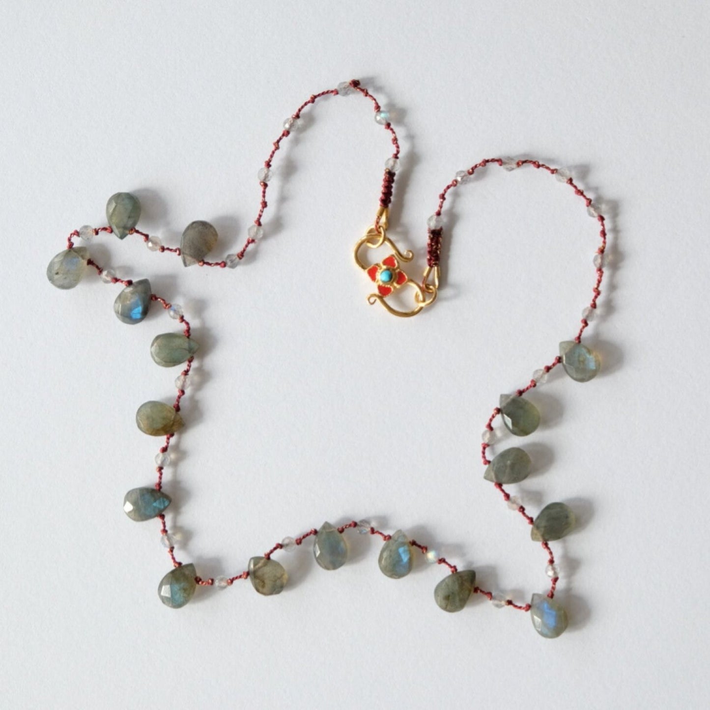 Ajmer Necklace <br/> Labradorite