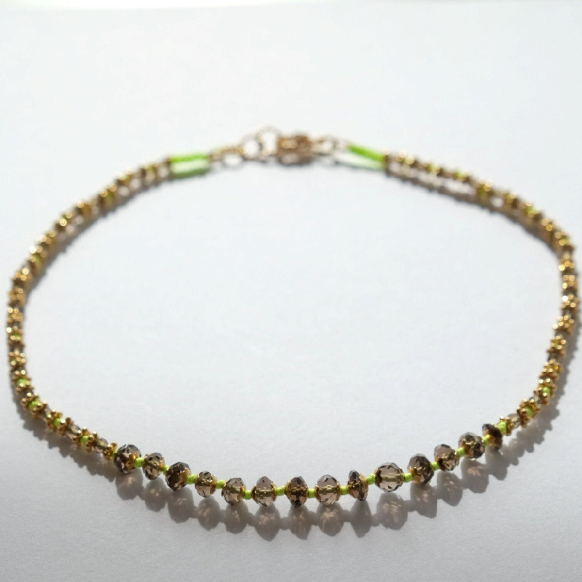 Risha Neon Necklace <br/> Smokey Quartz
