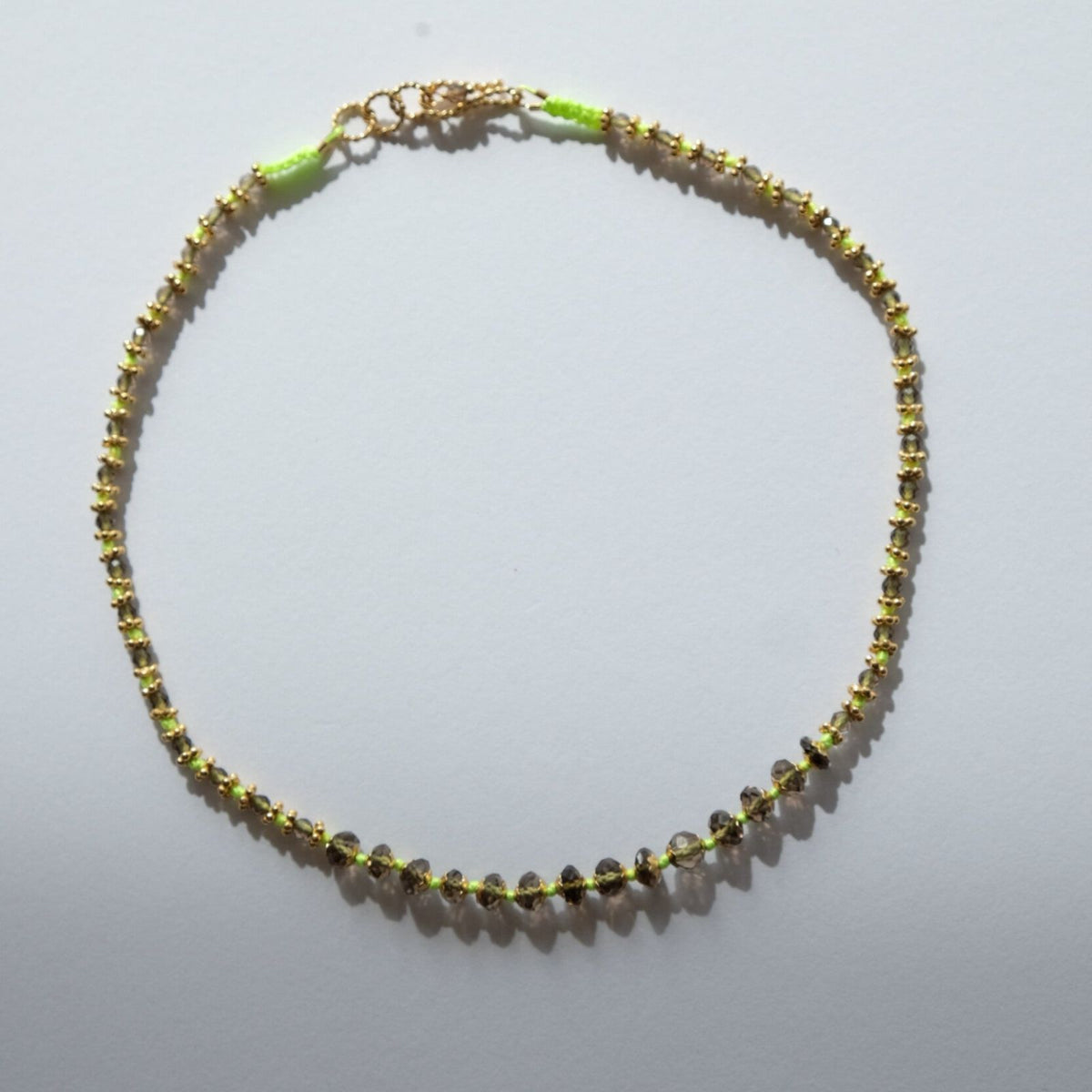 Risha Neon Necklace <br/> Smokey Quartz