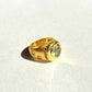 Cosmos Heart Ring <br/> Green Amethyst - Size 6