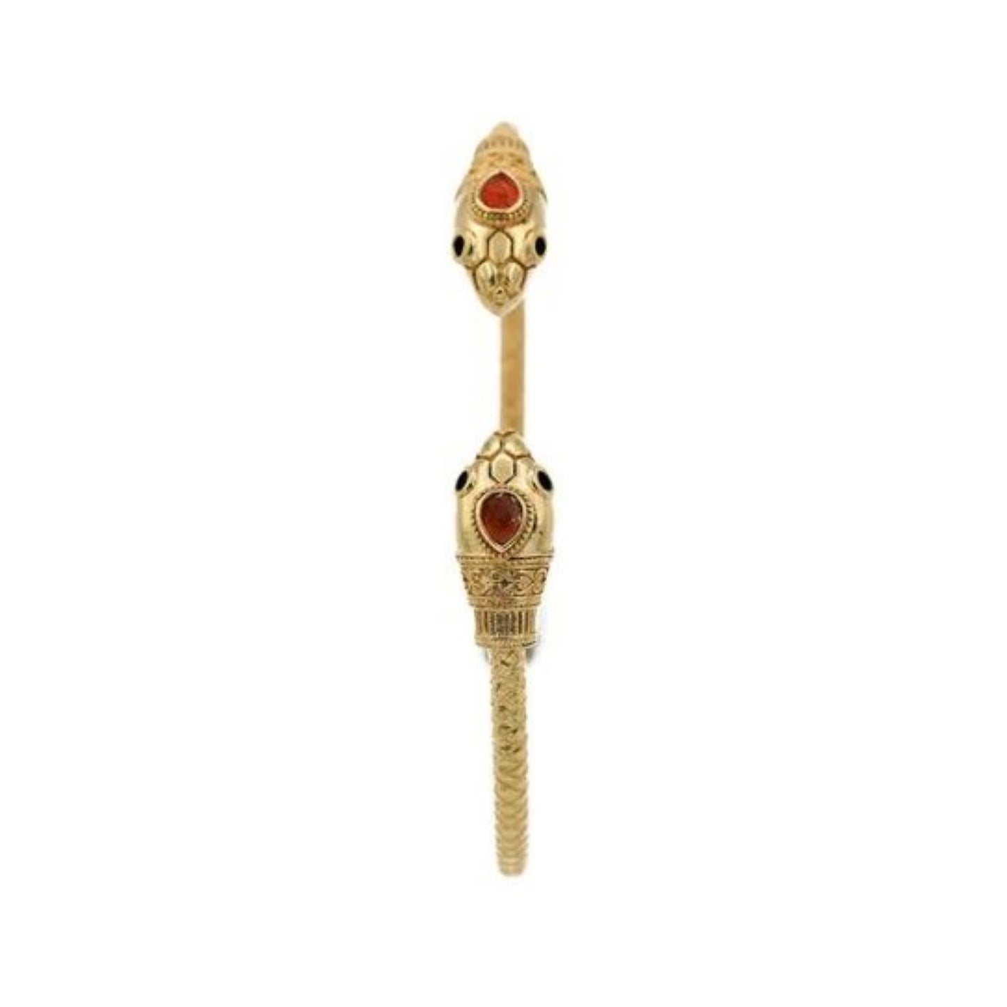 Double-Headed Sissi Bangle <br/> Garnet