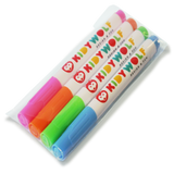 Fluorescent Markers <br/> will glow up with the light of the tablet