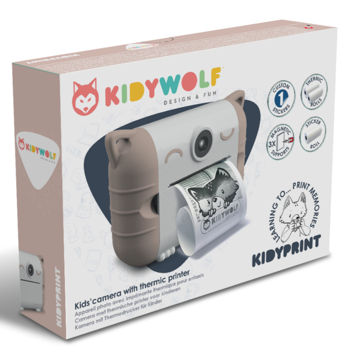 KIDYPRINT <br/>Thermal Printing Camera <br/> Pink
