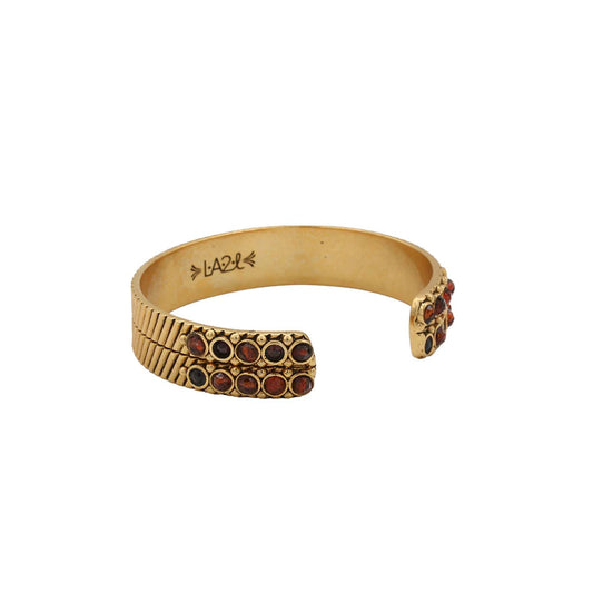Jasmine Double Row Cuff <br/> Reddish Mix