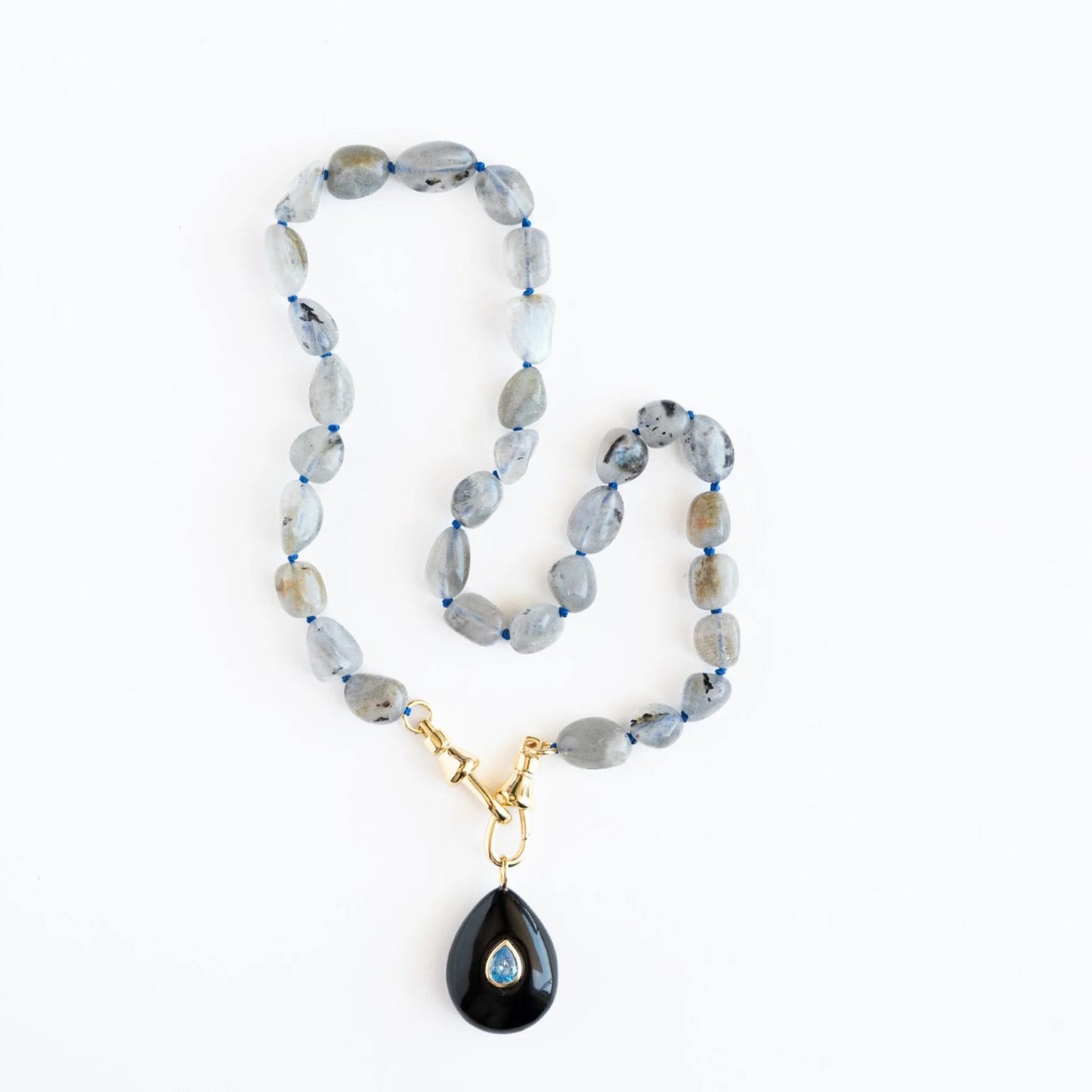 Lena Necklace <br/> Labradorite (75cm)