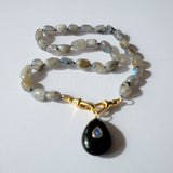 Lena Necklace <br/> Labradorite (75cm)